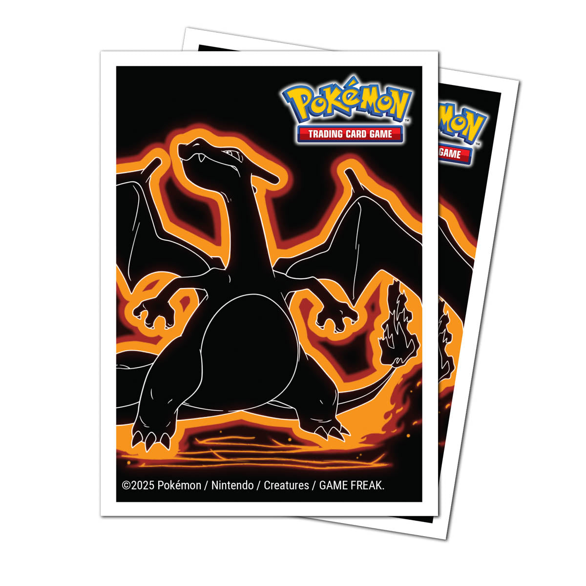Ultra Pro - Pokémon JCC - Sachet de 105 Protèges-Cartes Apex Neon Kanto Dracaufeu - UK (Précommande) - Illustration personnage