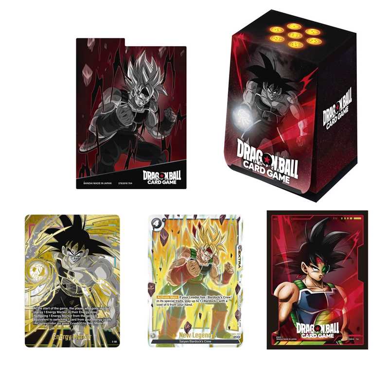 DBS Fusion World Official Card Case and Card Sleeves Set 01 Bardock [Précommande]