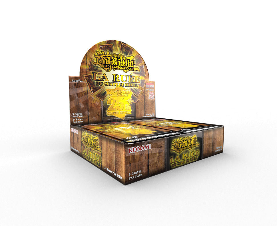 Display de Pack de Booster La Ruée du Quart de Siècle (24 Boosters) - FR [Précommande] - Konami | Univers TCG