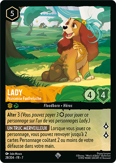 DISNEY - Lorcana - Trading Cards Boite de 24 Boosters Chapitre 7 - FR - Personnage secondaire